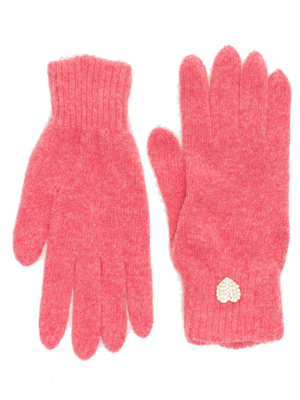 GUANTI MAGLIA BOTTONE GIOIELLO,10% WS, 35% WO, 35% VI, 20% PL, T.U. MADE IN ITAL
